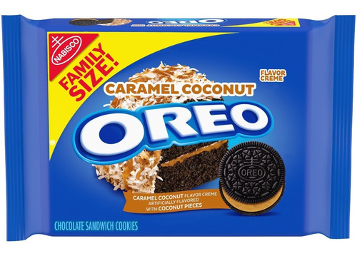 Galletas Oreo Caramel Coconut Coco Edición Limitada Family S