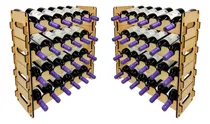 Comprar Cava Vino Madera Apilable 6 Botellas Vinoteca Bodega Vino