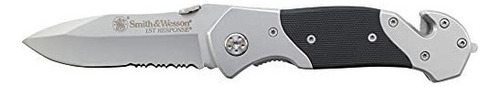 Navaja Smith & Wesson Swfrs - Cuchillo Plegable De Acero Ino