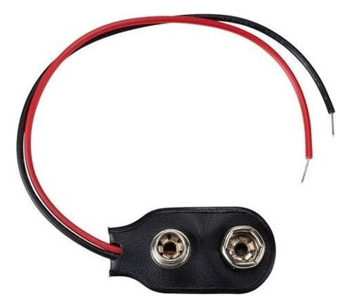 Conector Bateria 9v Snap Con Cable Clip X 10 Unidades