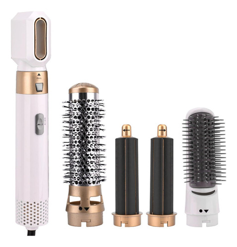 5-in-1 Hot Air Comb Hair Dryer, Multi-function, Curling Iron