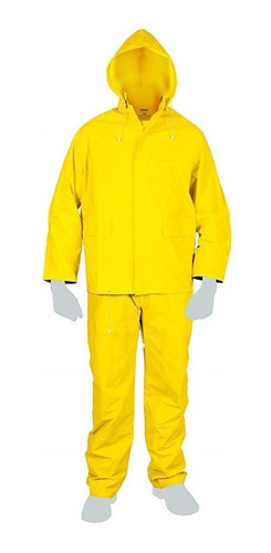 Pilot Lluvia Amarillo Impermeable Ignifuga Truper Tra-pro