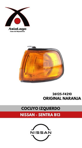 Cocuyo Izquierdo Naranja Nissan Sentra B13 