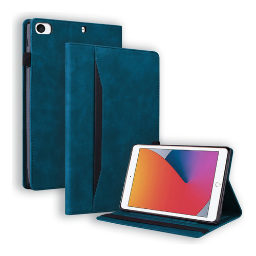 Funda Cuero Para iPad Mini 5/4/3/2/1 7,9 Pulgadas Azul