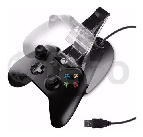 Imagen 5 de 7 de Base Doble Dock Cargador Para Joystick De Xbox One