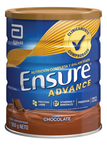 Ensure Advance Sabor Chocolate - 850 Grs 