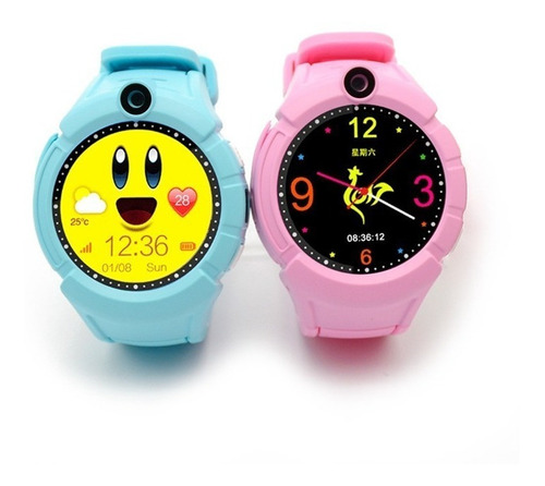 Imagen 1 de 1 de Reloj Inteligente Smartwatch Azul Para Niños Nuevos!!!