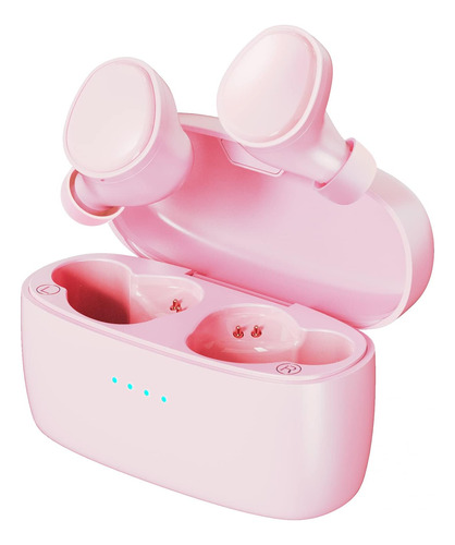 Koseton E9 True Wireless Earbuds, Baby Pink Auriculares Y Un