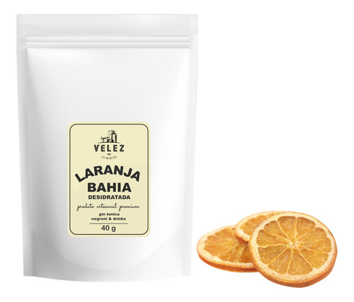 Laranja Bahia Desidratada Para Gin Tônica Negroni Aperol 40g