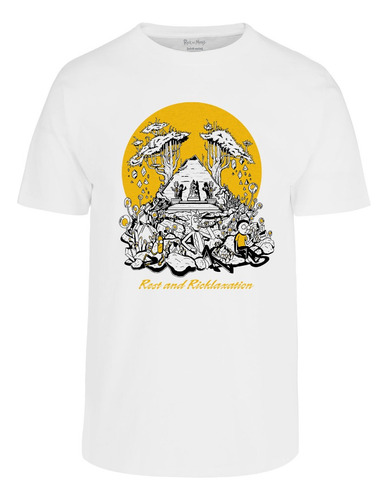 Playera De Rick And Morty Original Camiseta Rest C03