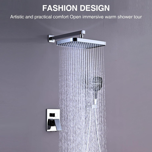 Grifo De Lavabo De Baño Y Sistema De Ducha Con Mano