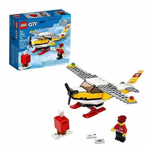 Lego City Mail Plane 60250 Juguete De Pretensión, Divertido 