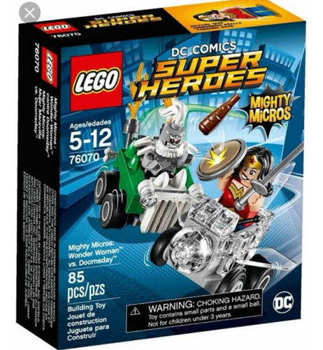 Lego 76070 Wonder Woman Vs. Doomsday-usado-sin 1 Pieza