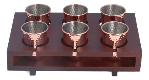 Juego De Tazas De Cóctel Moscow Mule Chapadas En Cobre