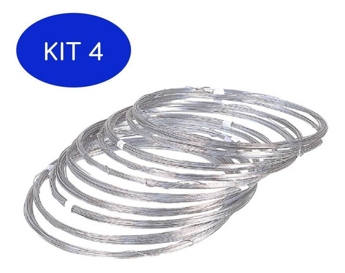 Kit 4 Arame Galvanizado Morlan Nº16 1,65mm 1kg