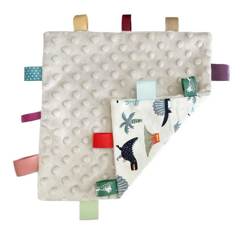 Baby Colorful Security Tag Blanket Soft Appease Towel For Ne