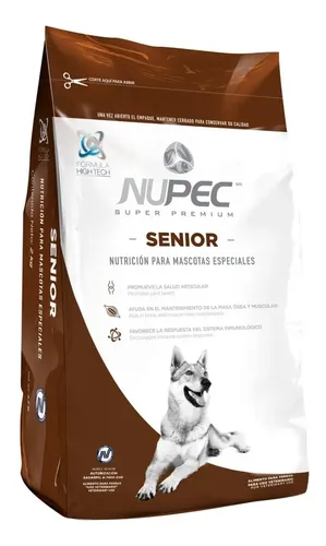 Alimento Nupec Nutrición Científica para perro senior todos los t...