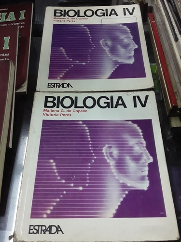 Biología 4 Copello Editorial Estrada Lote X 2 Libros 