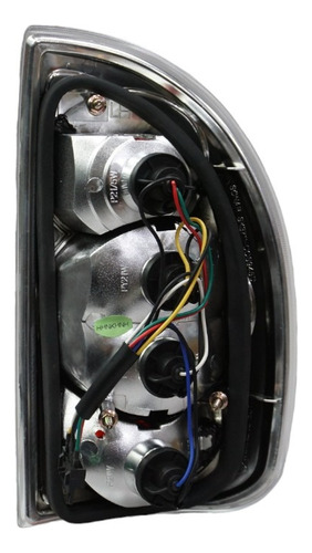 Focos Traseros Para Corsa 5p Pick Up Sw 94-00 Fondo Cromado