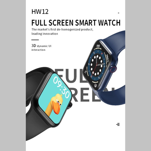 Imagen 2 de 8 de Smart Watch Reloj Inteligente Hw12 Plus Original Fralugio
