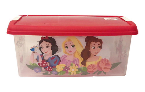 Caja Organizadora Infantil Princesas Disney 4,2 Lts Plástica
