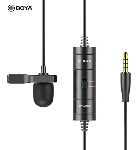 Imagen 3 de 7 de Microfono Corbatero Para Celulares Camaras Pc Boya By-m1s