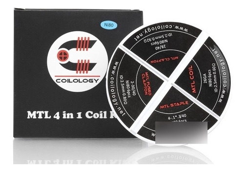 Coilology Coils Resistencias Mtl Kit X 24 Piezas Rba Pod