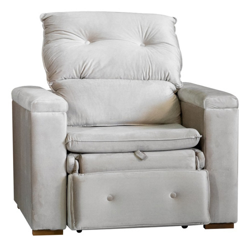 Poltrona Do Papai Conforto Para Sala Quarto Clínica + Cores Cor Bege