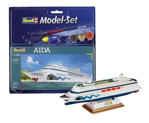 Kit Para Montar Model Set Aida 1/1200 - Vem Com Cola E Tinta