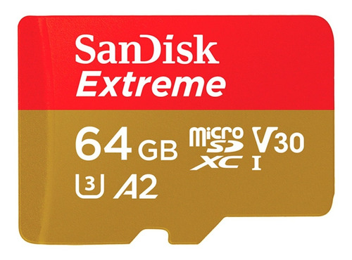 Memoria Micro Sd Extreme 64gb Sandisk 160mbs - Revogames