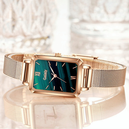 Imagen 7 de 10 de Reloj Para Damas Elegante Mujeres+hermosa De Moda Brazalete