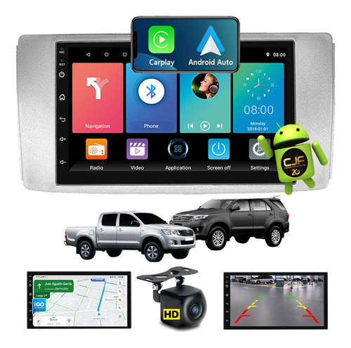 Estereo Pantalla Android Gps Wifi 2g Hilux Srv 12-15 A Cjf