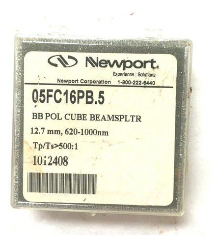 Newport Bb Pol Cube Beam Splitter 12.7 Mm, 620-1000mm Tp Aac