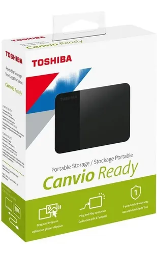 externo Toshiba Canvio Basics HDTB420XK3AA 2TB preto