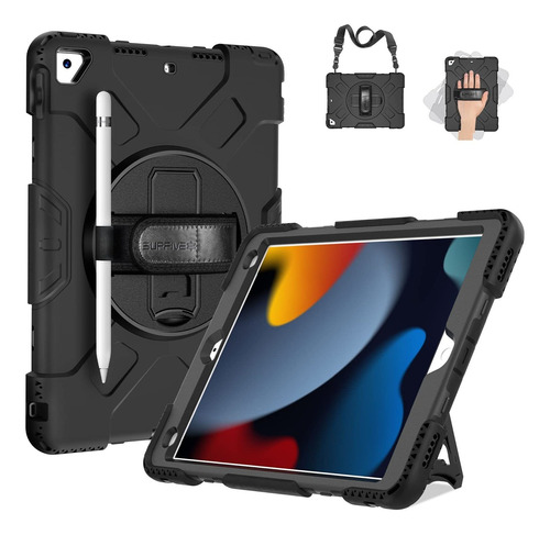 Funda Para iPad De 9 Generacin 2021: Supfives Funda Protecto