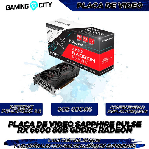 Imagen 6 de 9 de Pc Armada Gamer Amd Ryzen 5 5500 16gb Radeon Rx 6600 Cuotas