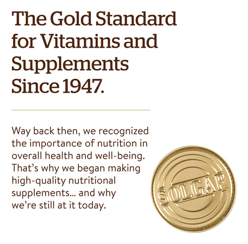 Suplemento Solgar De Vitamina B1 (tiamina) 500 Mg 100 Compri