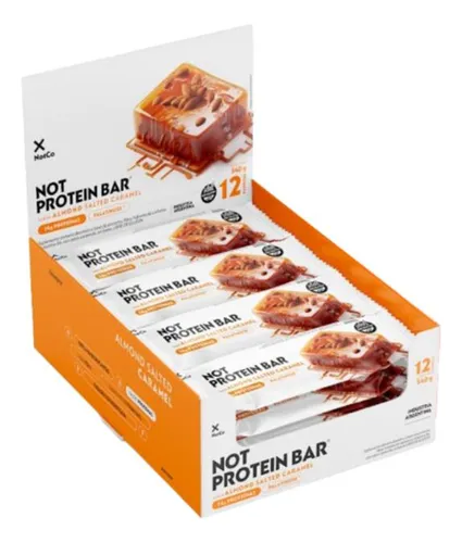 comprar Not Protein Bar Sabor Almond Salted Caramel Notco 45gr X 12u comprar Not Protein Bar Sabor Almond Salted Caramel Notco 45gr X 12u
