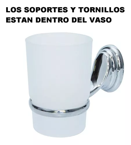 Set Kit Accesorios Baño Juego 5 Pzas Metal Cromado Casal