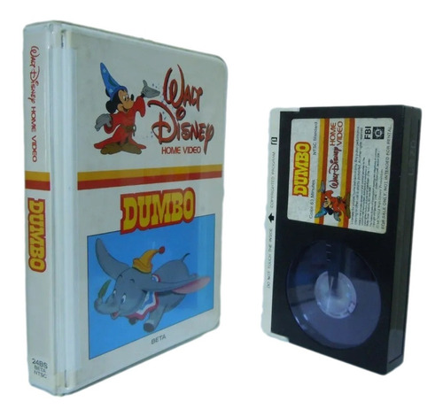 Películas Beta Dumbo, Disney Vintage, Originales En Inglés