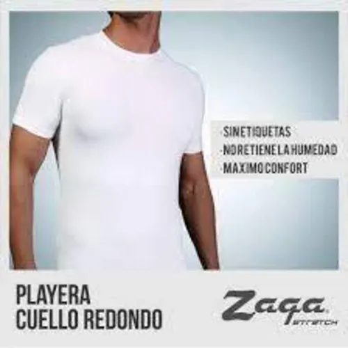 Playeras zaga cuello redondo deals