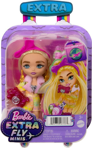 Barbie Extra Fly Mini Muñeca Barbie Rubio Animal Print