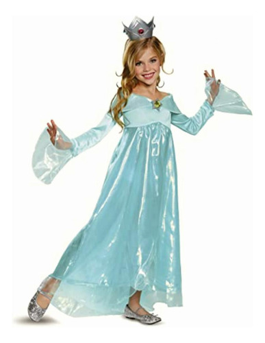 Disguise Rosalina Deluxe Costume, Blue, Small (4-6x)