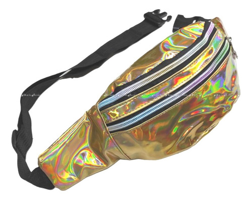 Pochete Fantasia Carnaval Holográfica Bolso Anti-furto Ajust