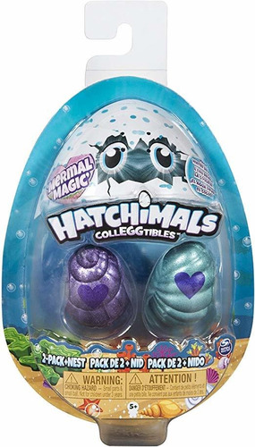 Hatchimals 6045520 Serie Colleggtibles 5 2 Pack & Nido, Colo