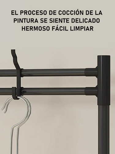 Perchero Zapatera 2 En 1 Organizador Rack Estante Ganchos