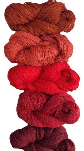 Lana Shetland Semigorda 900gr (6 Madejas De 150gr) Surtido A Eleccion Post Compra