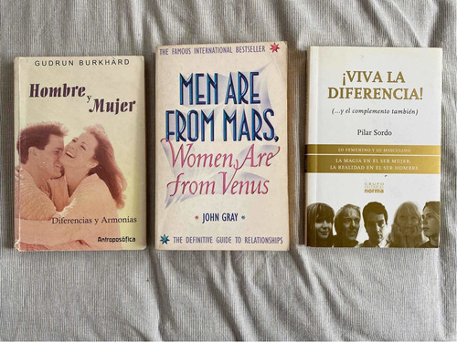 Libros Sobre Hombre Y Mujer Lote