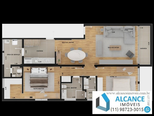Imagem 4 de 9 de Apartamento Com 108 M², 2 Quartos, 1 Suítes E 1 Vagas, À Venda No Edifício Simone, Em São Paulo - Ap00265 - 34423400
