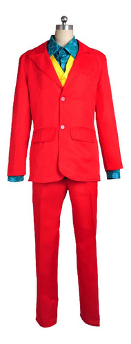 Ropa De Escenario Joker Cosplay Red Suit Para Juegos De Rol